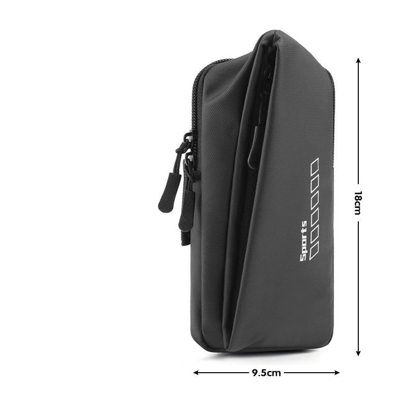 Compact wrist phone holder for workouts