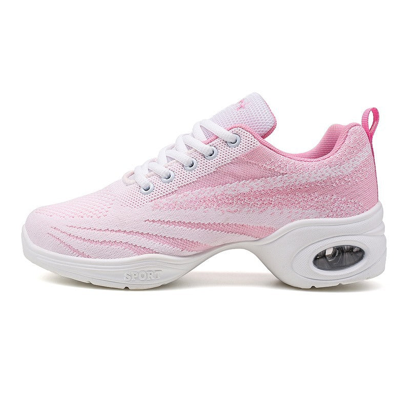 Breathable mesh dancing shoes