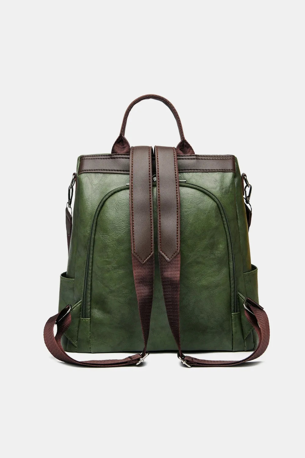 Water-resistant PU backpack