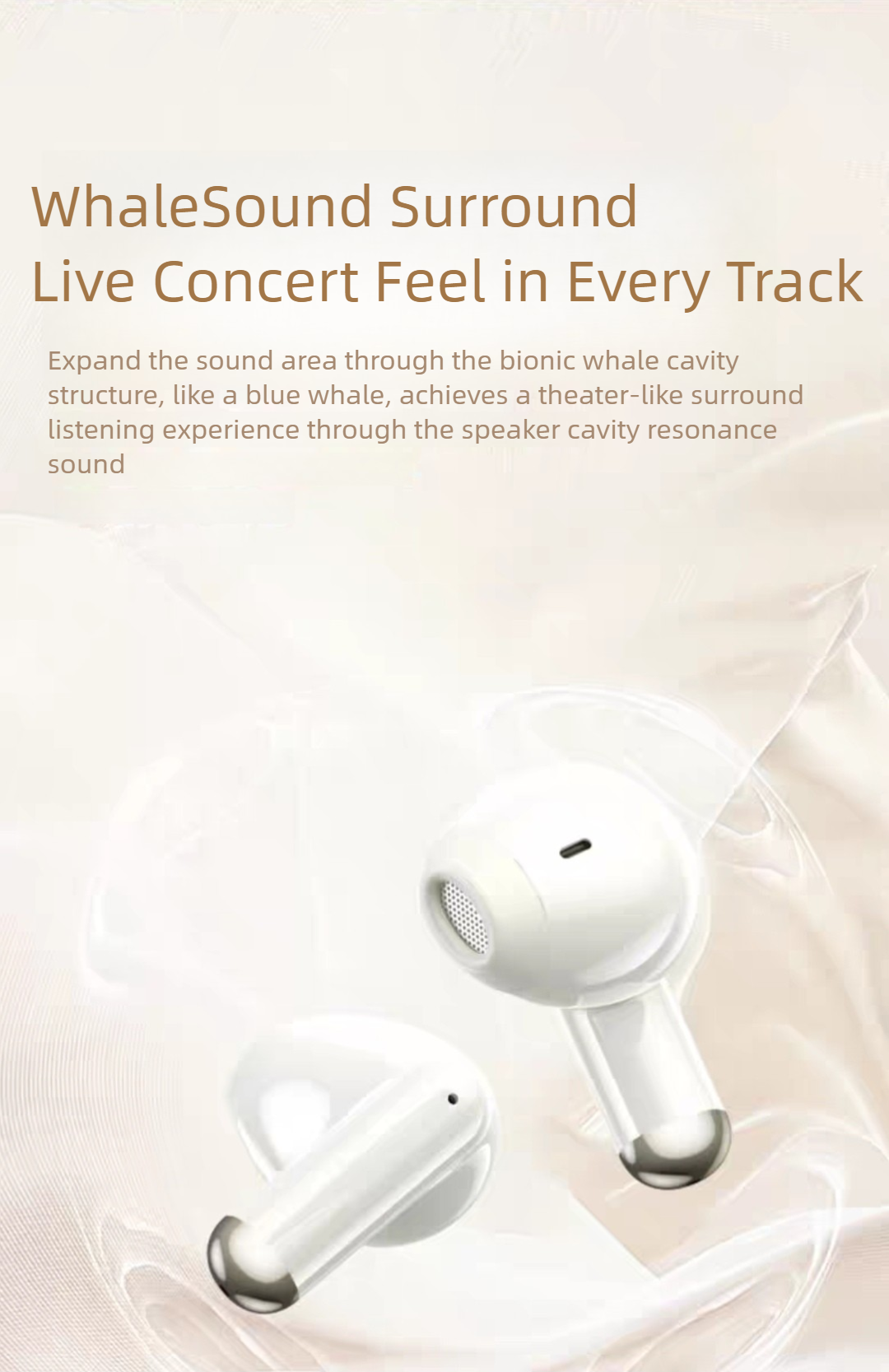AI Simultaneous Interpretation Bluetooth Headphones For Couples