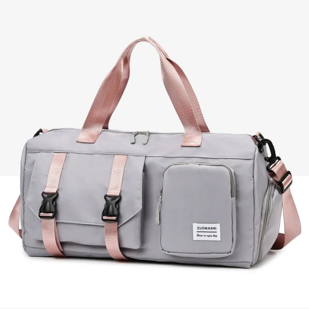 Functional Oxford weekend bag