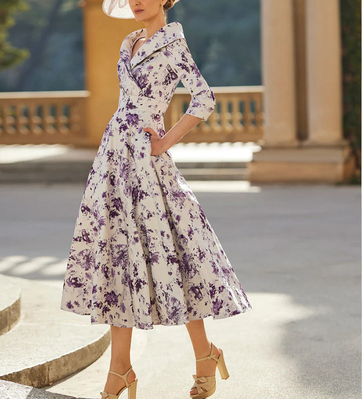 The 'Belle-Époque' French-Style Cinched Waist Dress