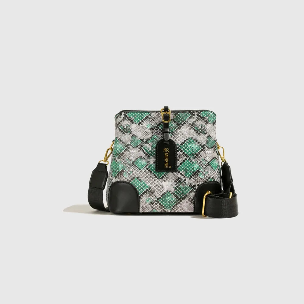 PU leather casual sling bag