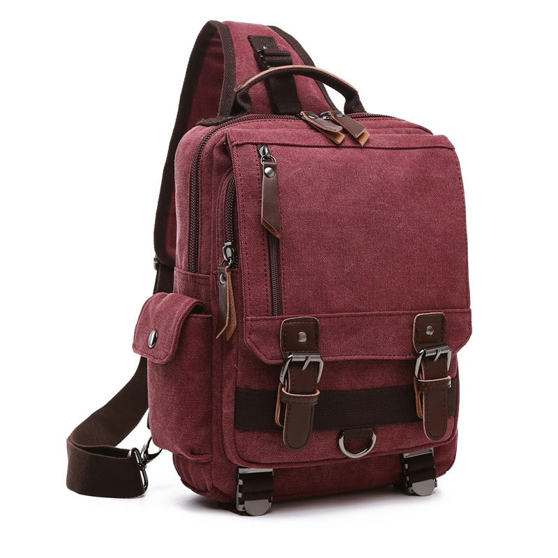 Classic canvas backpack style