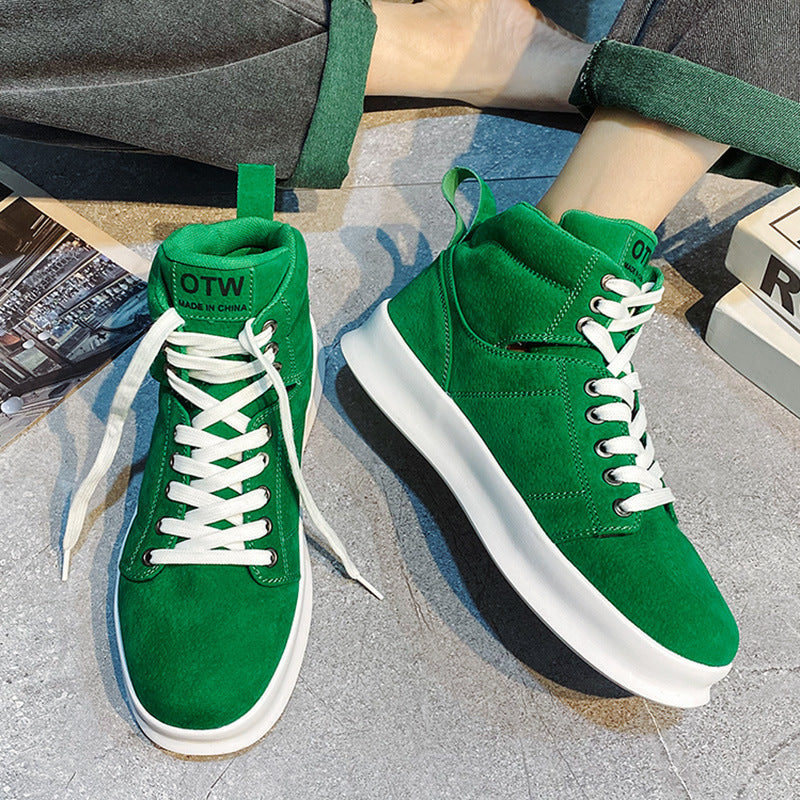 breathable high-top men’s shoes