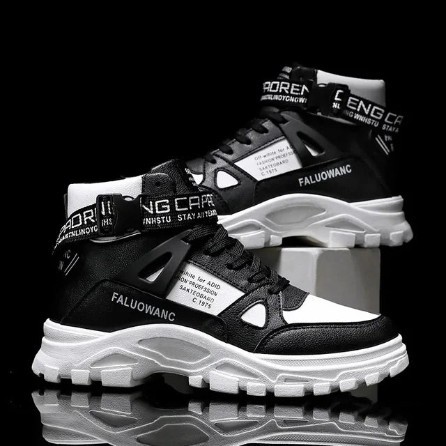 Comfortable men’s lace-up ankle shoes