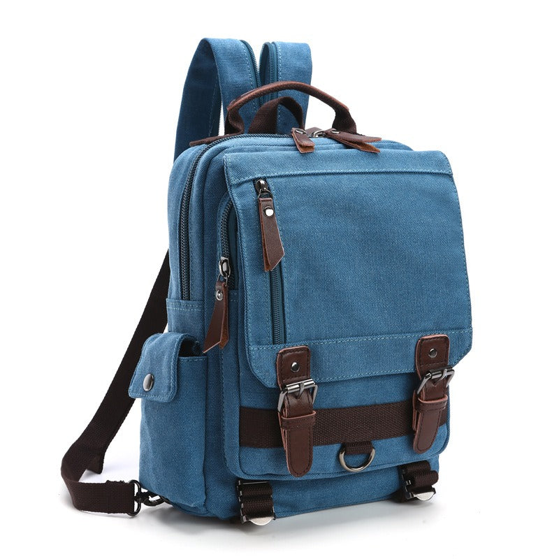 Lightweight canvas backpack