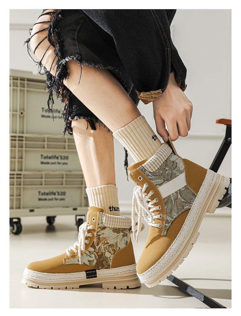 breathable canvas hiking boots