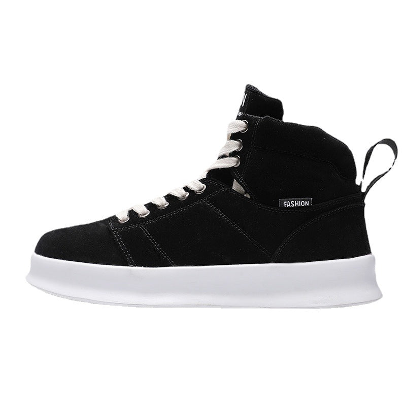 student style suede sneakers