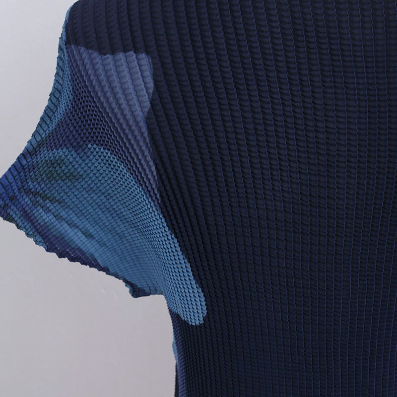 The 'Metro' Stretchy Pullover & Pleated Midi Skirt Set