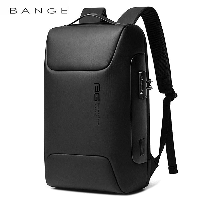 BANGE 15.6 inch anti-theft laptop backpack front view