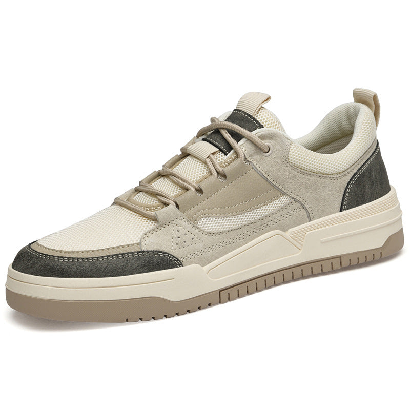 The 'Urban-Glide' Mesh & Suede Low-Top Sneakers