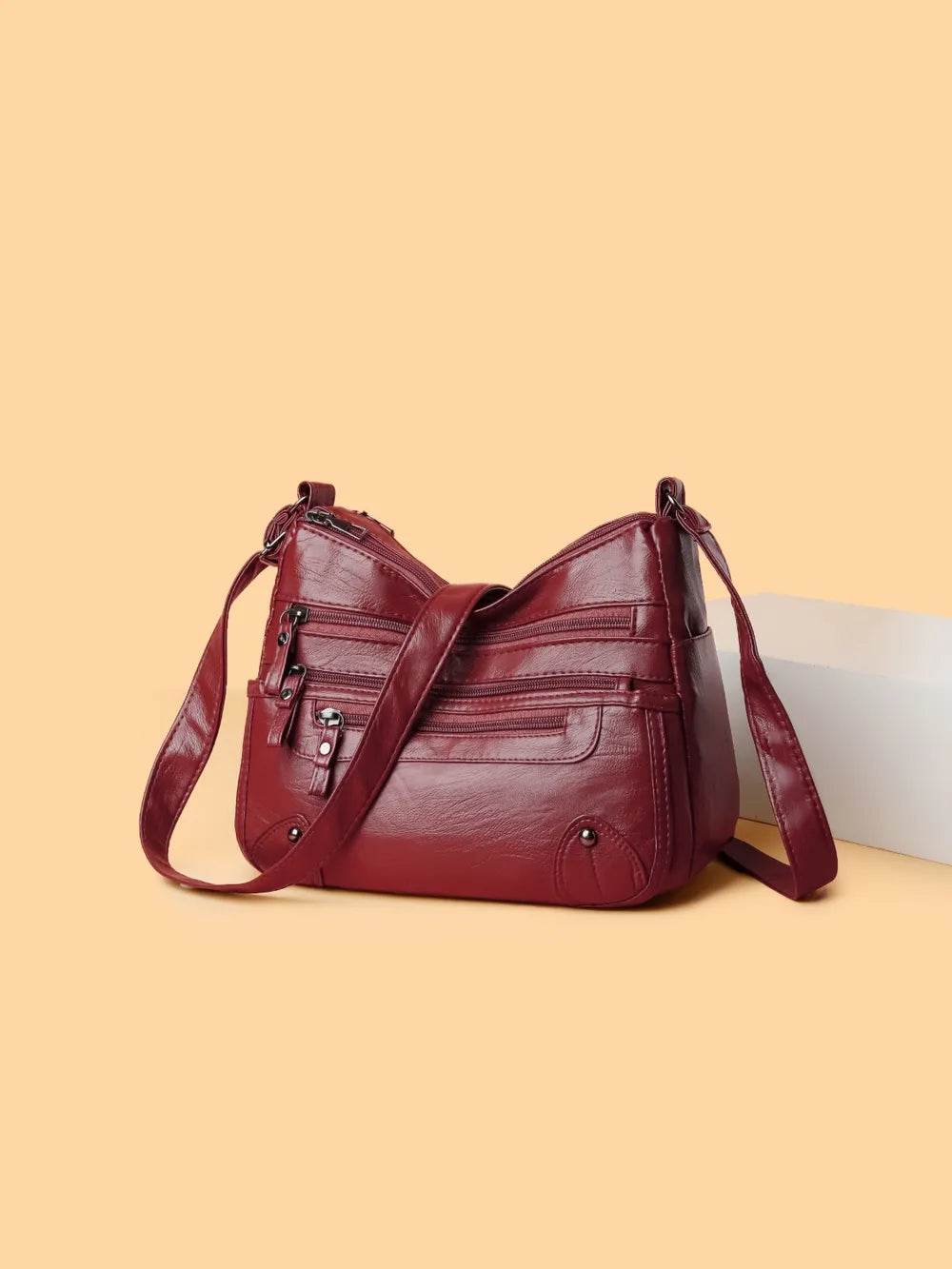 versatile PU leather purse