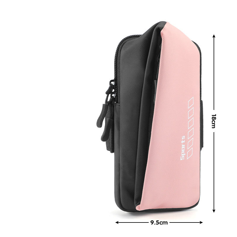 Adjustable strap arm bag for outdoor sports