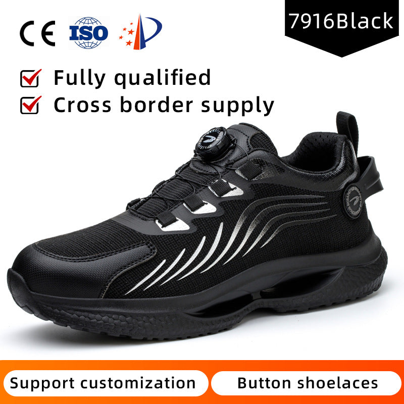 Lazy style safety shoes side view