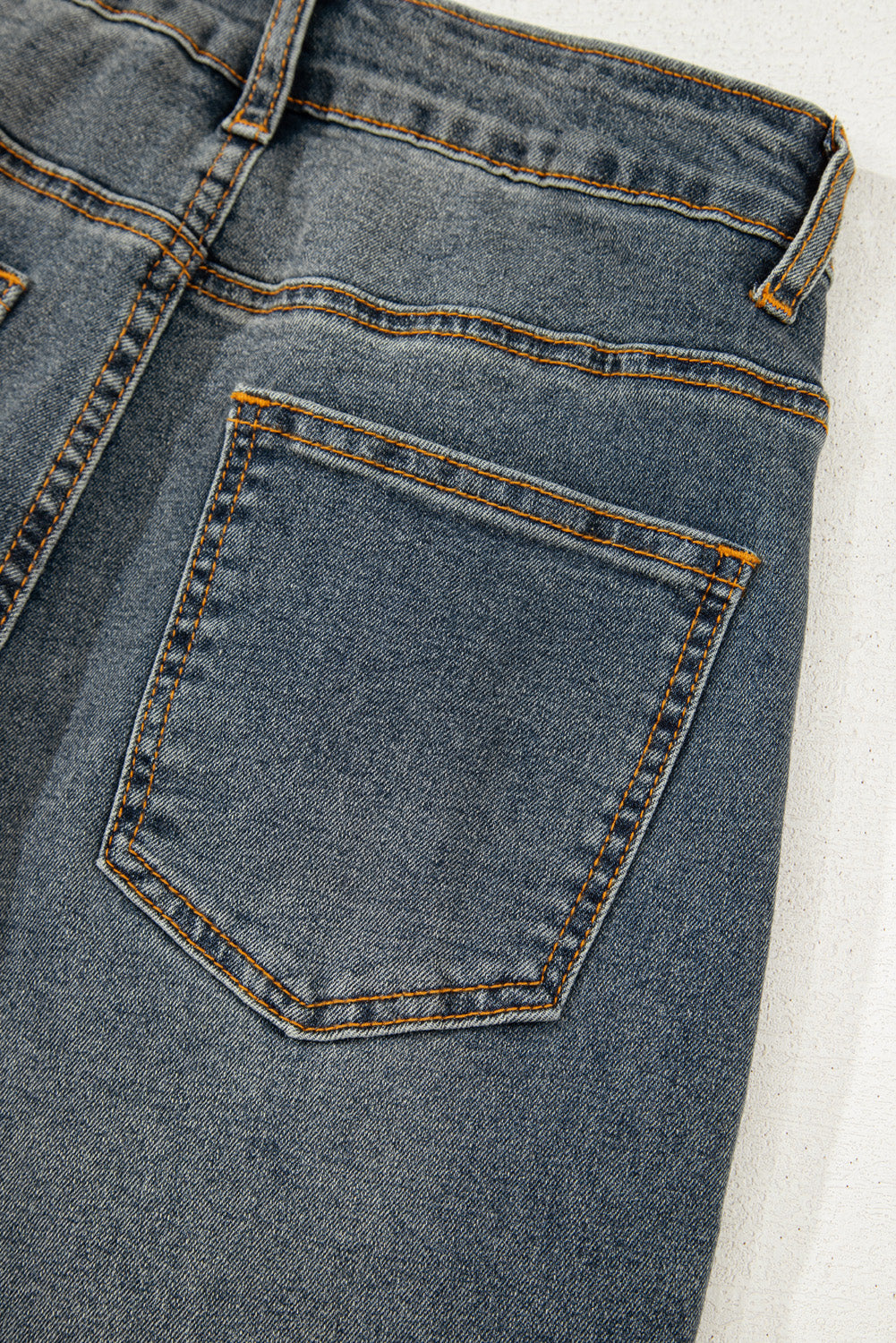 The 'Vogue' Criss-Cross High-Waist Straight Jeans