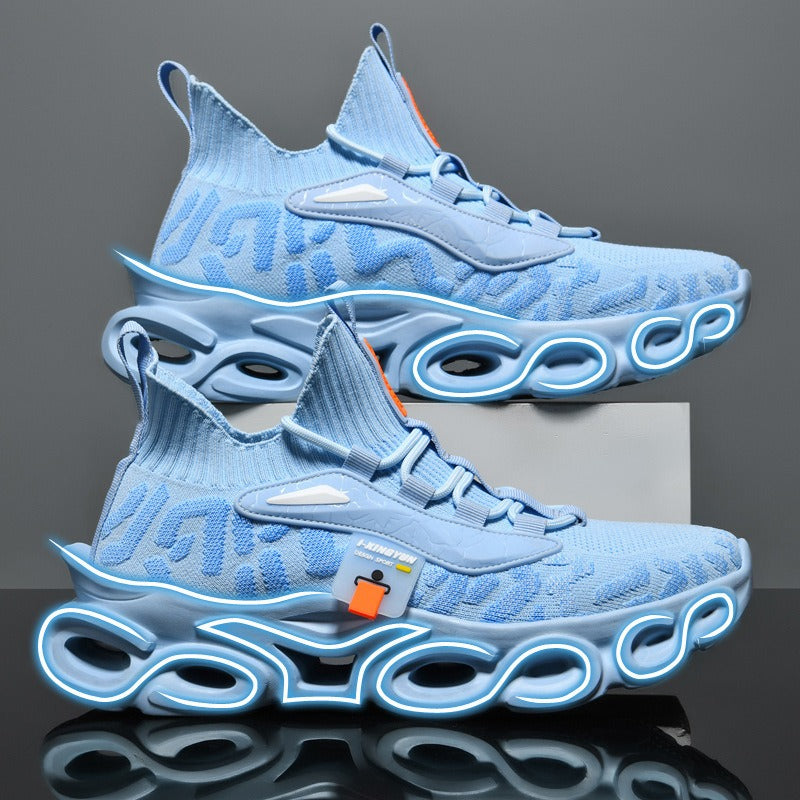 Knife sole athletic shoes