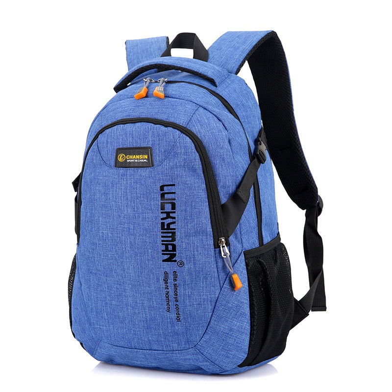 Front view of fashion computer bag for men