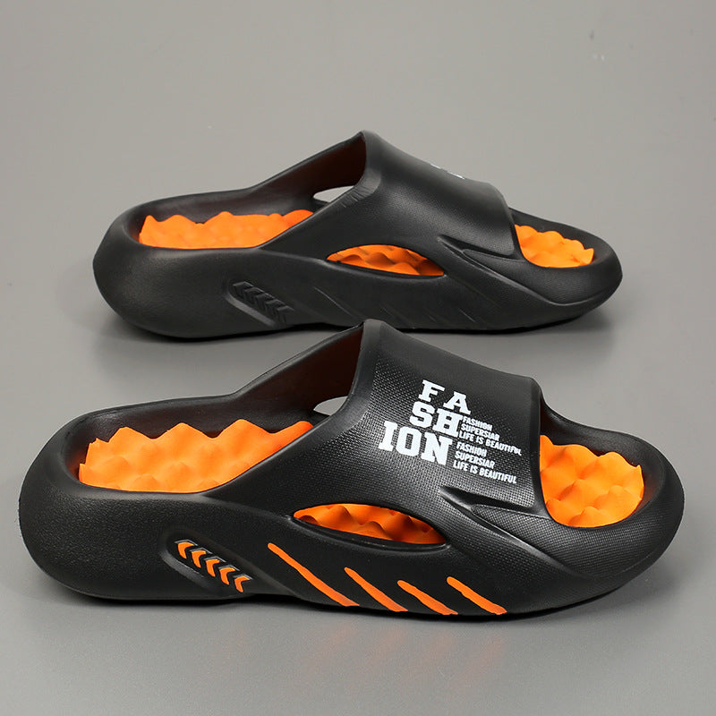Open-toe men’s home shoes