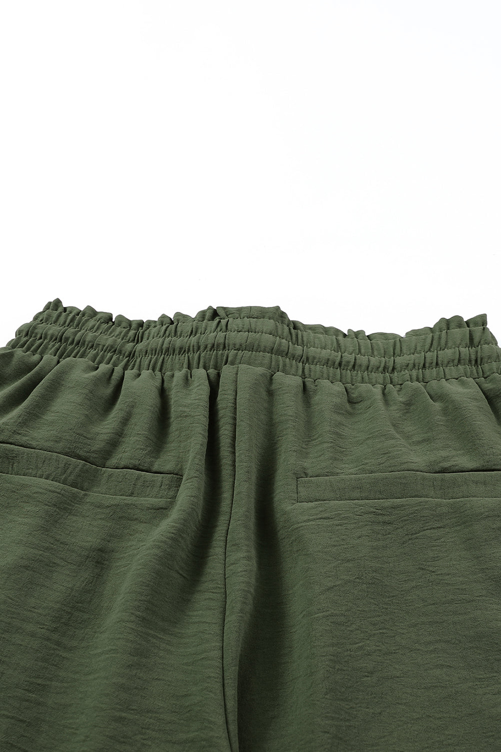 Women’s Green Drawstring Jogger Pants