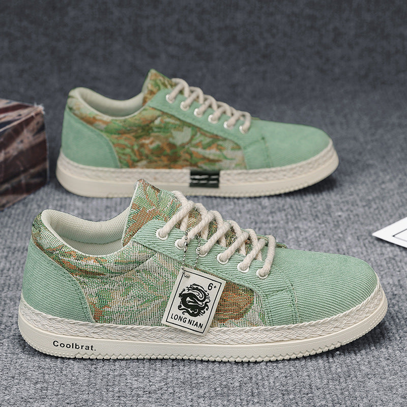 trendy linen board shoes for men