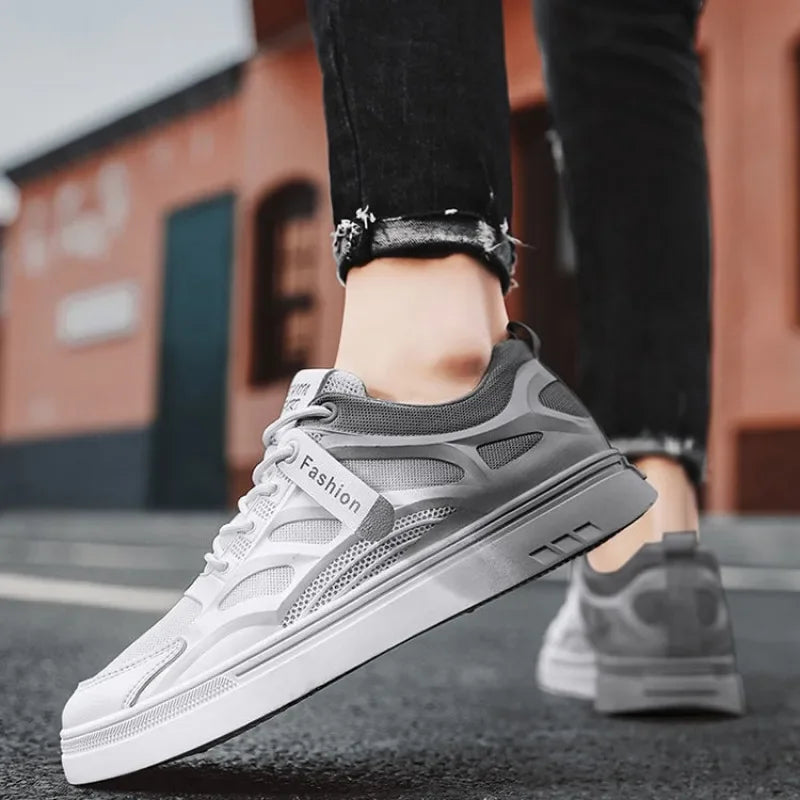 Stylish spring sneakers white