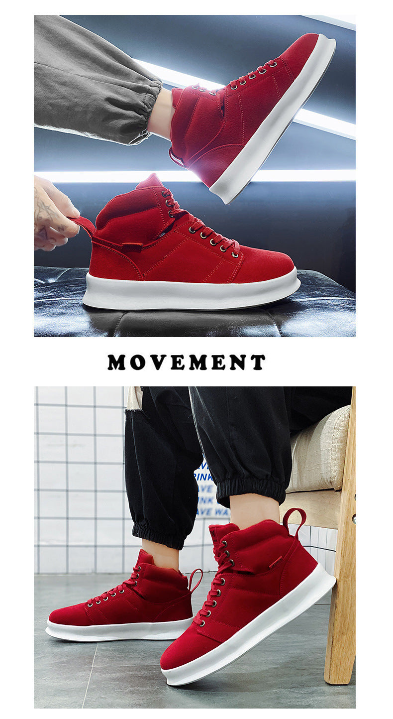men’s streetwear high-top shoes