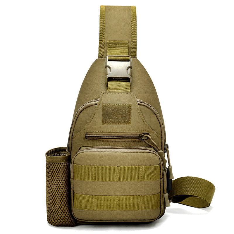 Durable outdoor crossbody bag for men with multiple compartments and USB port