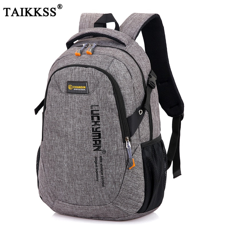 Durable men’s backpack with laptop compartment