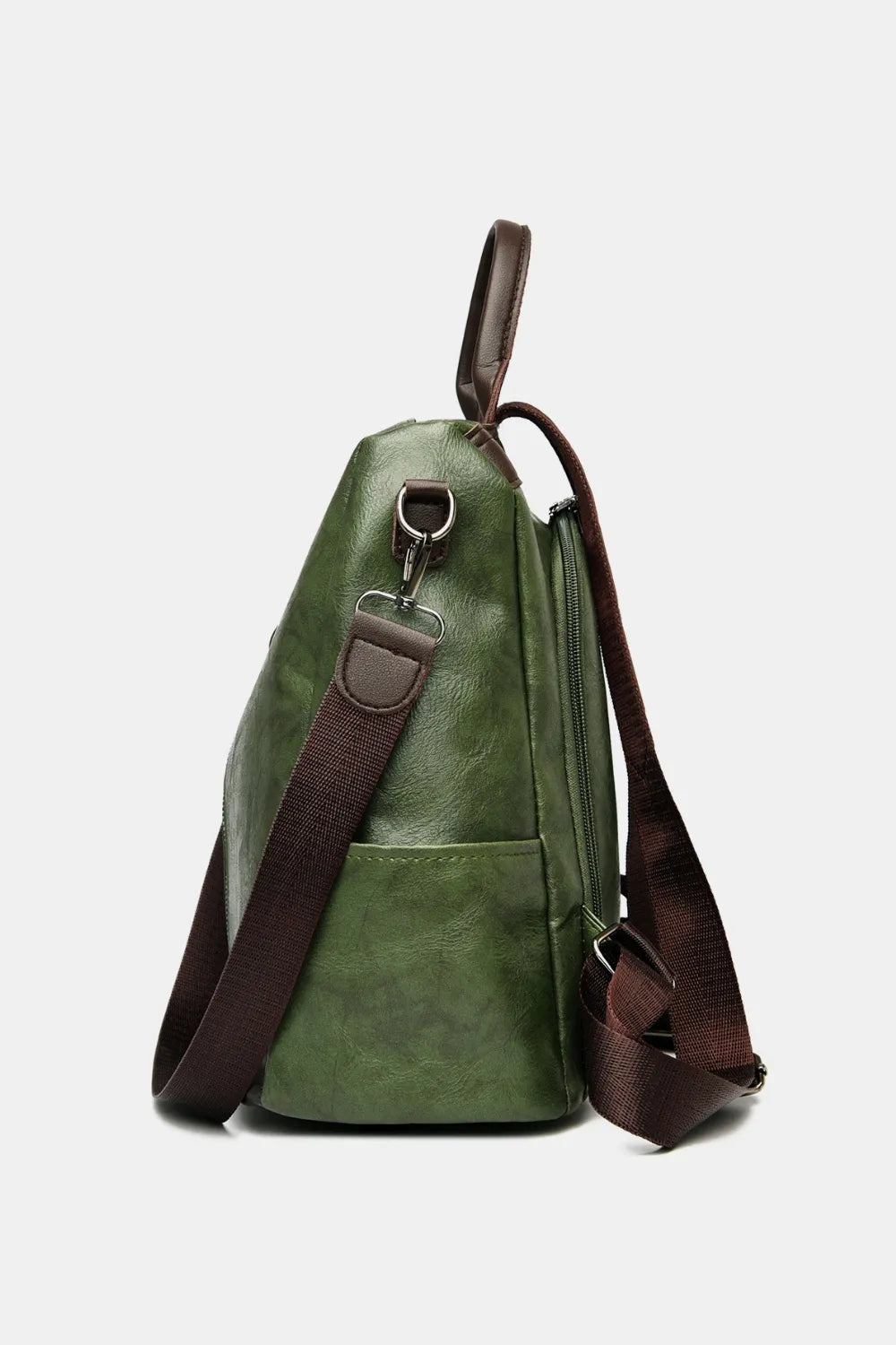 Men’s casual PU leather backpack