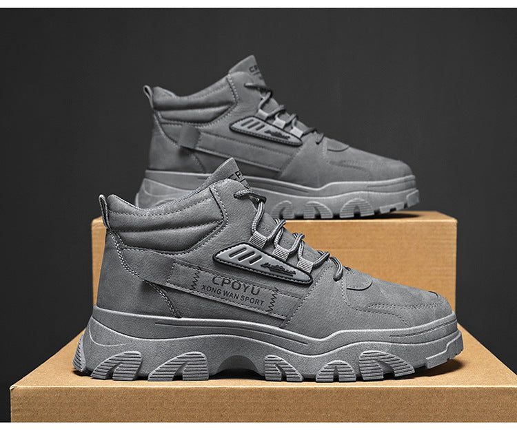 sporty work shoes for men
high top protective men’s footwear