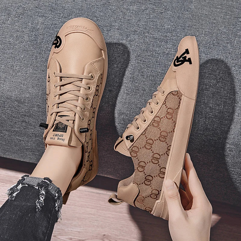 One-foot trendy men’s shoes