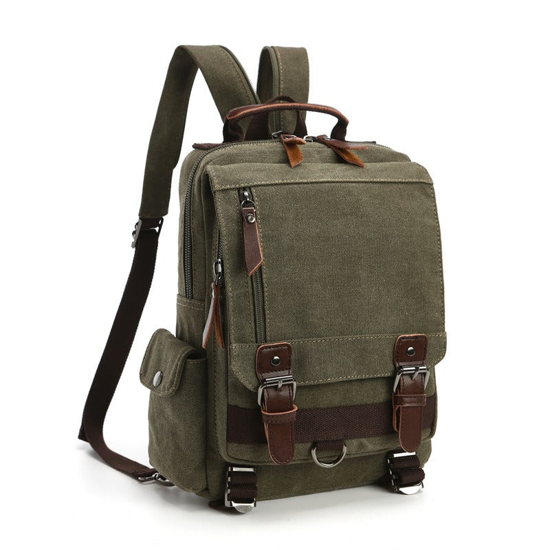 Travel backpack with compartments
