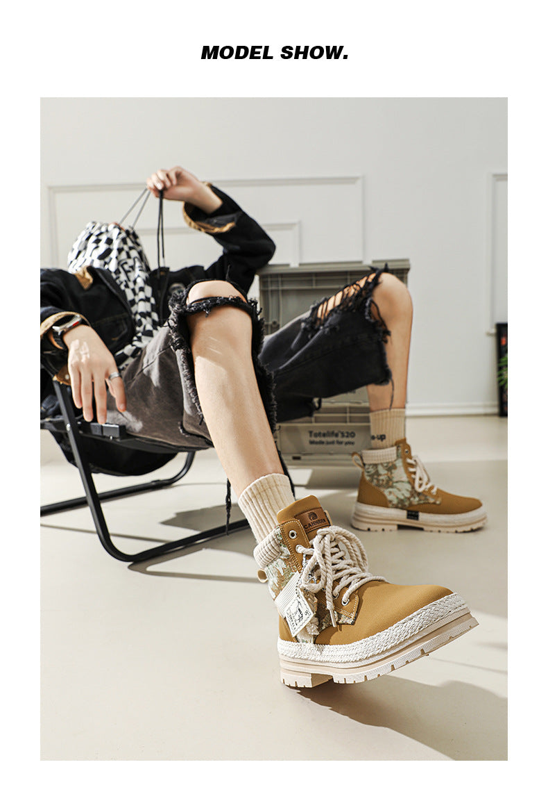 durable canvas motorcycle boots