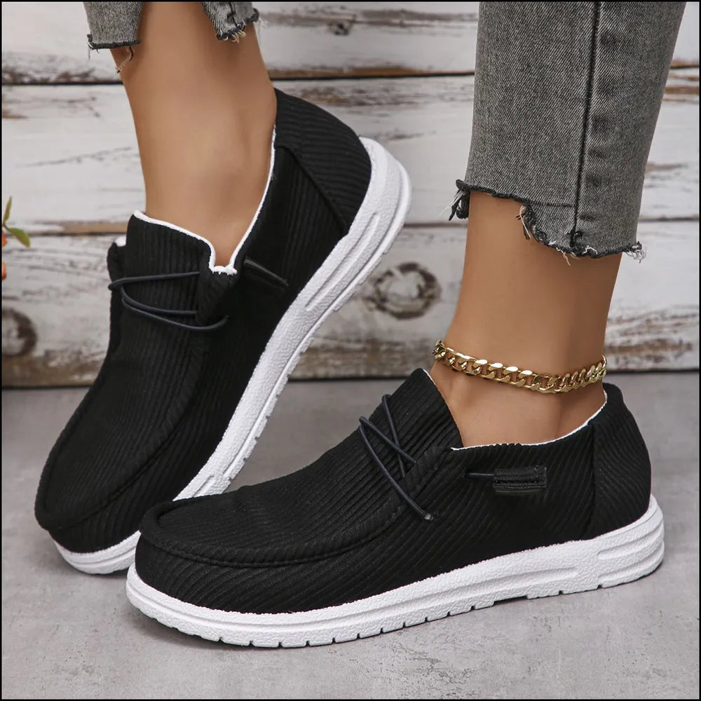 Comfortable unisex round toe sneakers