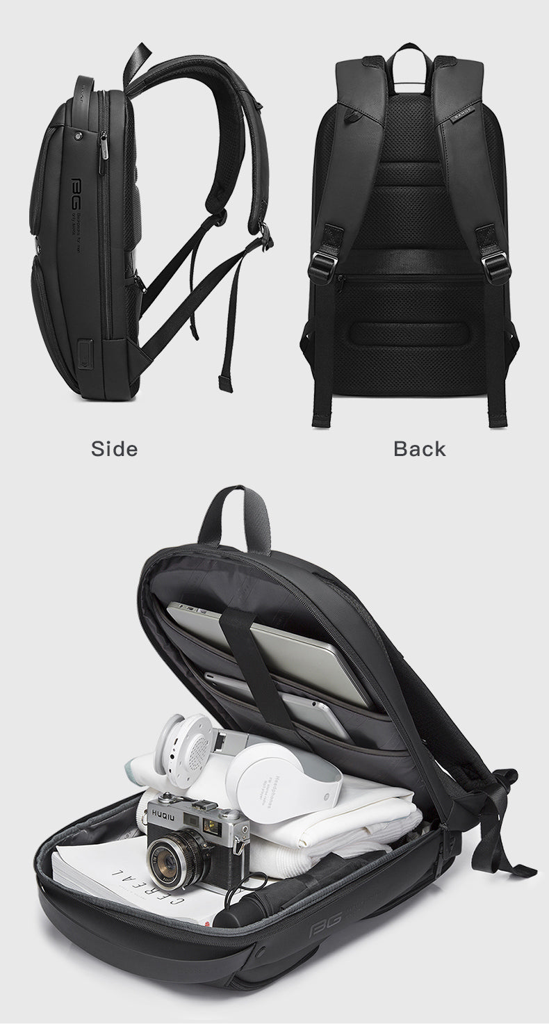 Men’s Waterproof Business Backpack – Laptop, School & Leisure Bag with USB and Multi-Function Design