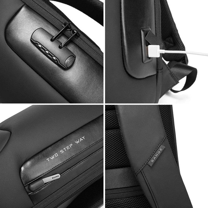 Padded shoulder straps close-up
I