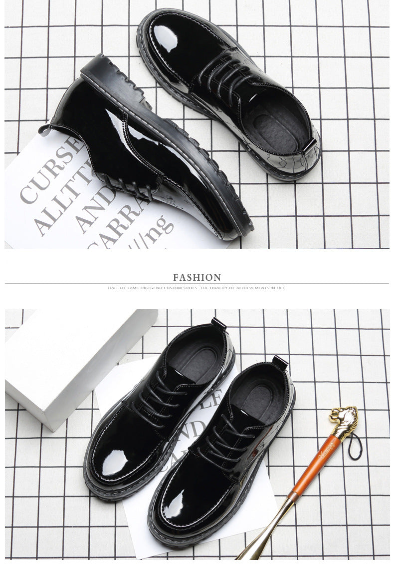men’s office wear leather shoes