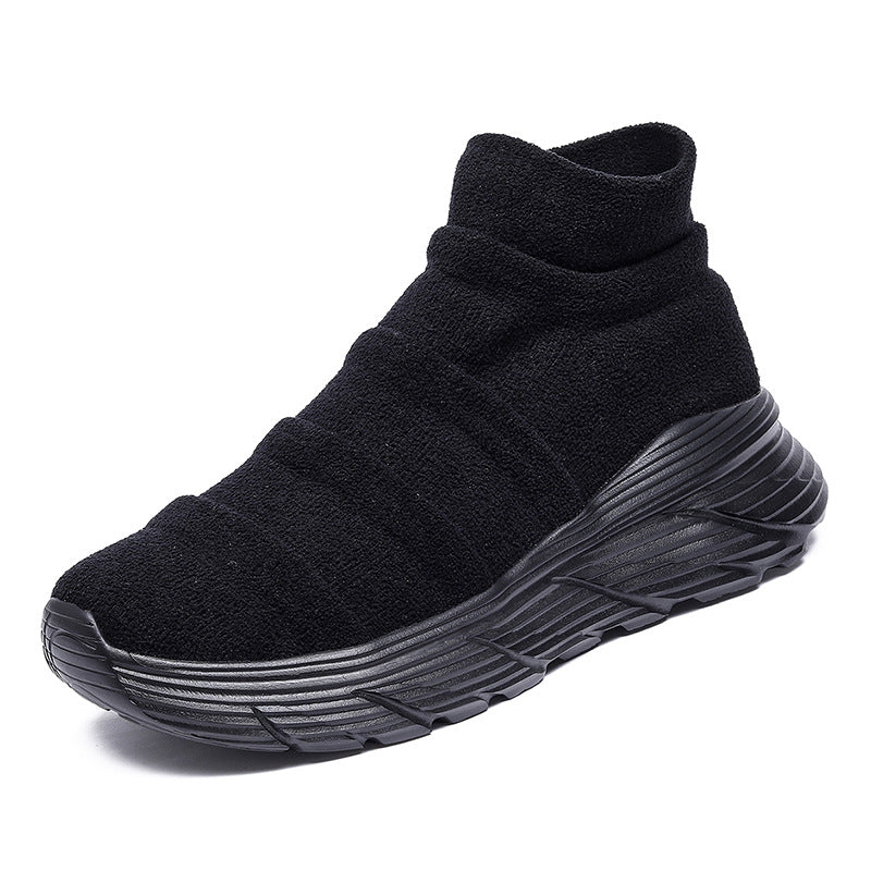 Men’s Lightweight Flyknit Mesh Slip-On Sneakers | Breathable Couple Sports Shoes