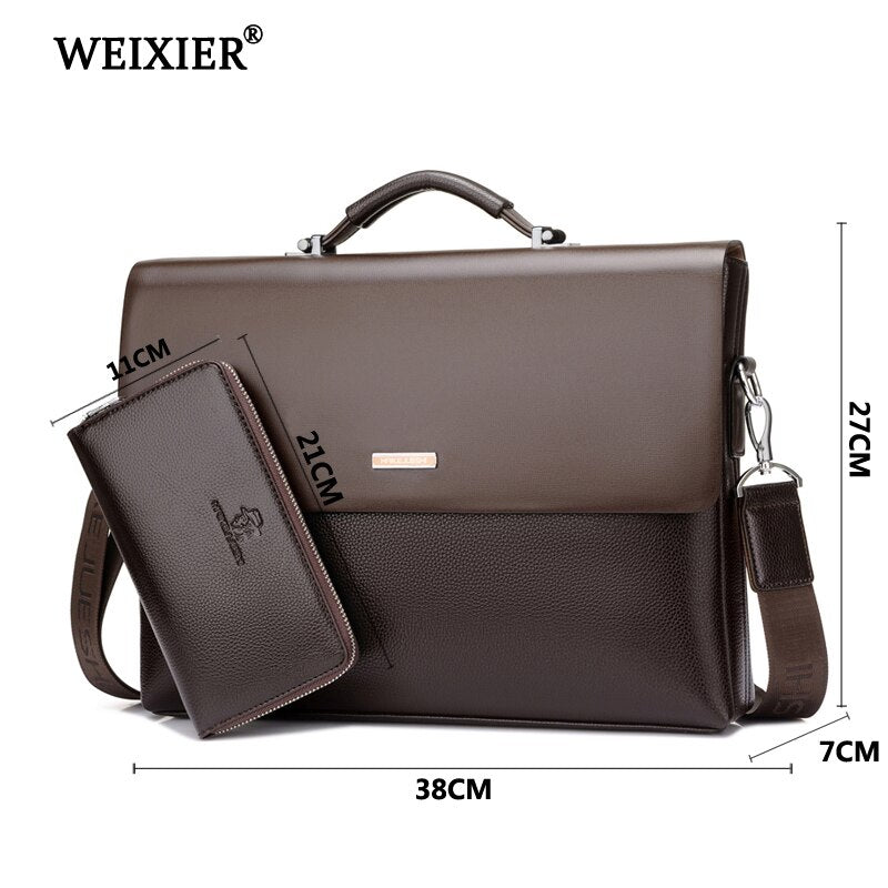 Side profile of WEIXIER business bag