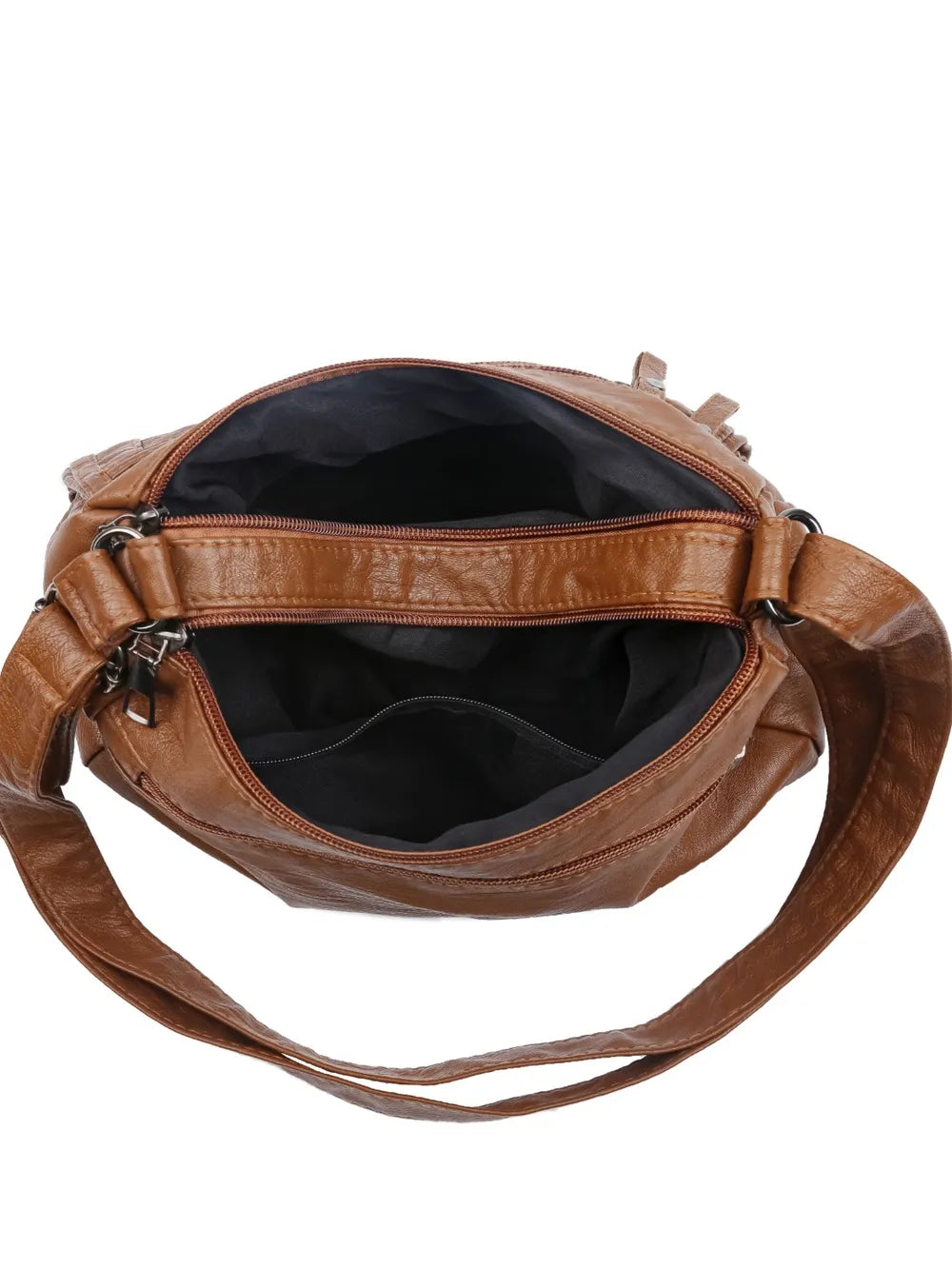 PU leather fashion purse side view