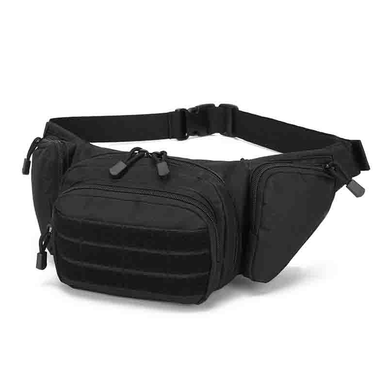 Military-style waist pouch for outdoor use