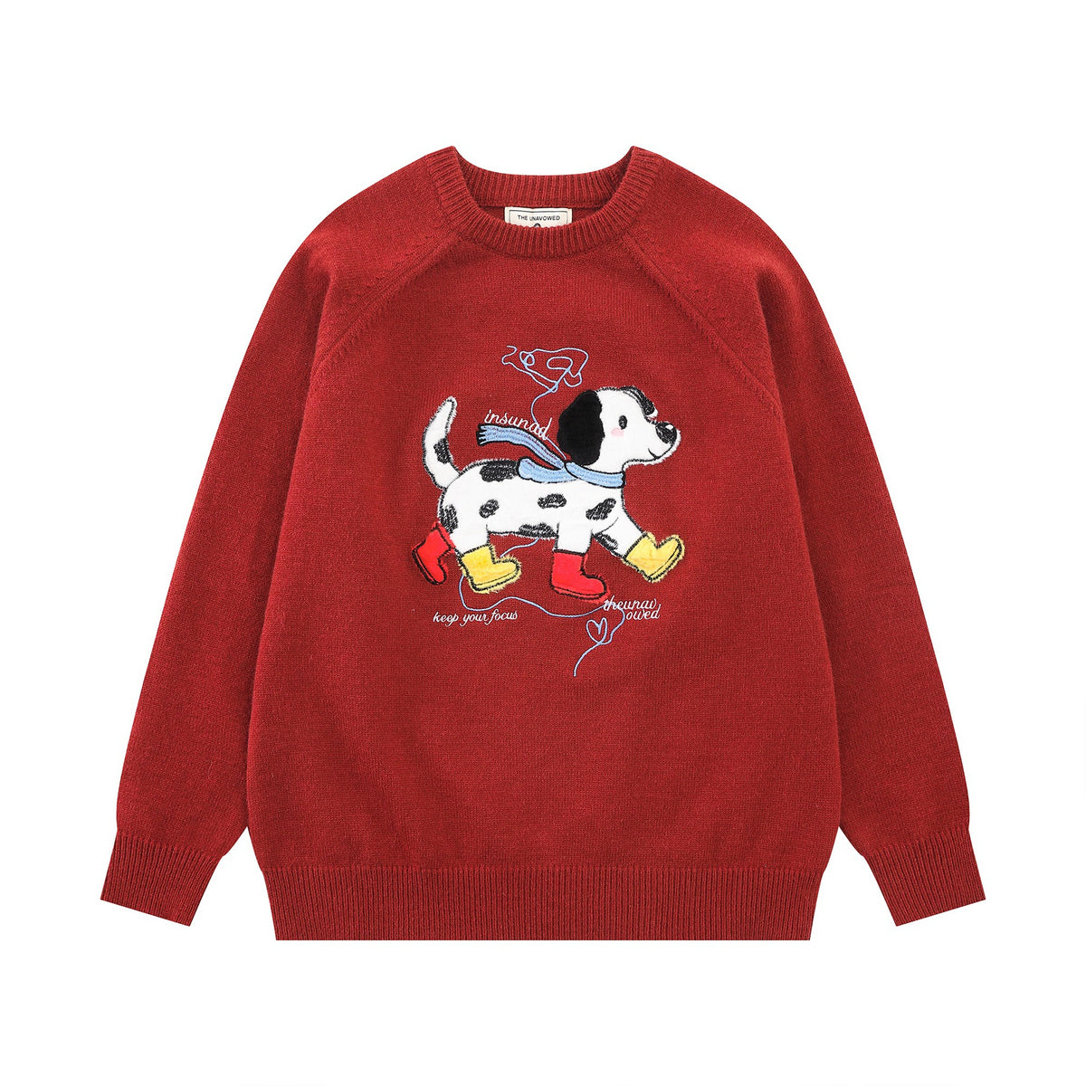 Rain boots spotted puppy sweater