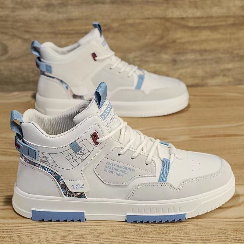 trendy high top athletic sneakers