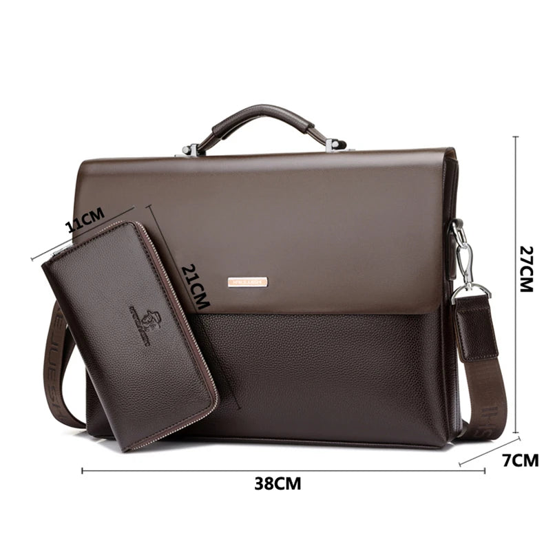 Stylish leather handbag with zipper