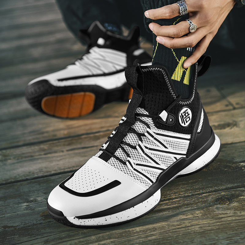 Men’s rubber sole basketball sneakers