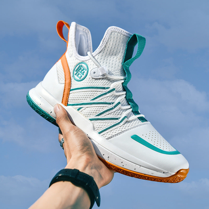 Summer high top athletic shoes