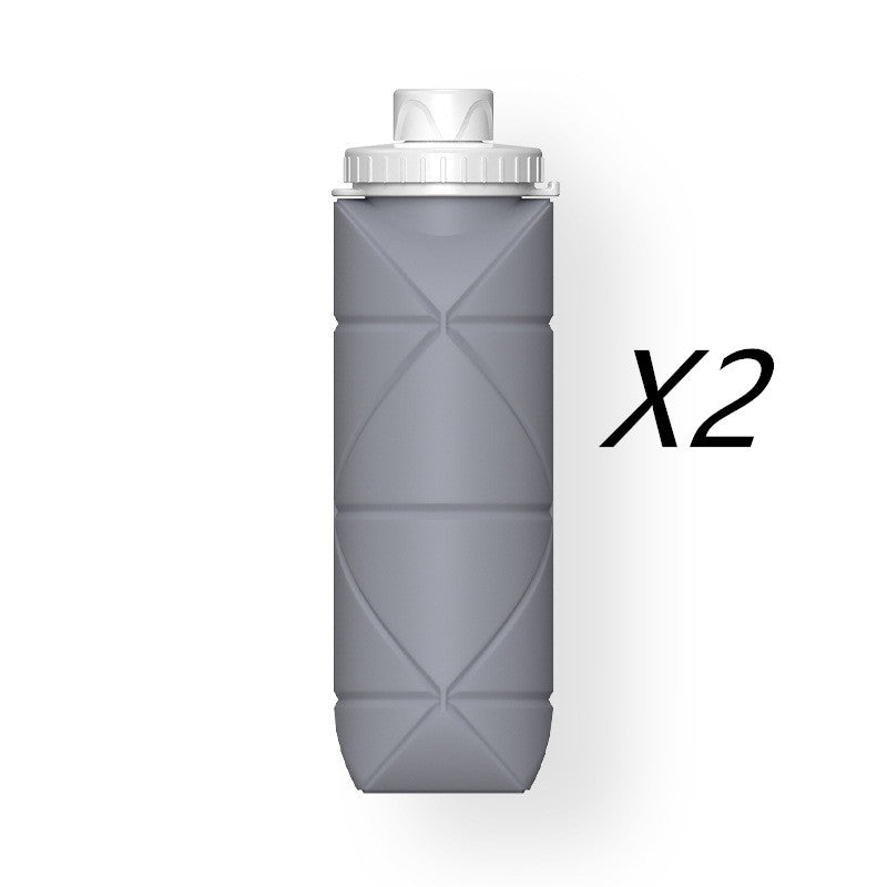 Space-saving water cup for backpacking