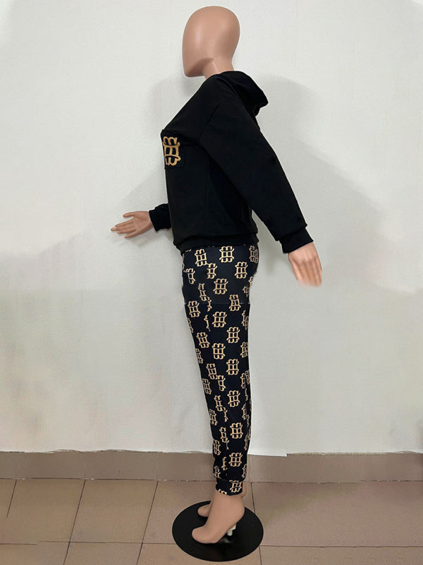 The 'Harmony' Printed Sweater & Trouser Co-ord Set