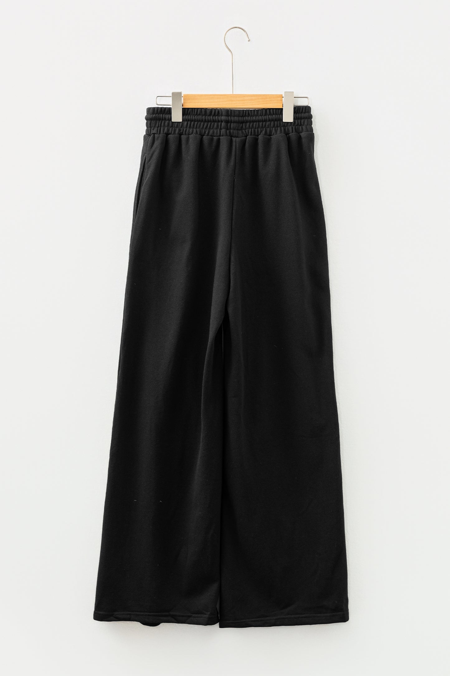 The 'Onyx' Seamed Wide-Leg Sweatpants